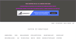 Desktop Screenshot of catch22boutique.com